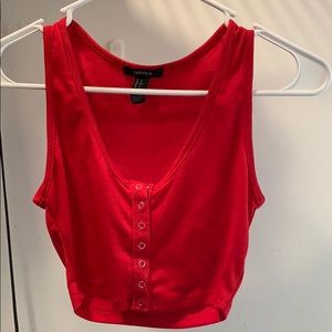 Forever21 Scoop Neck Crop Top